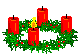 Adventskranz mit 1 Lichtern