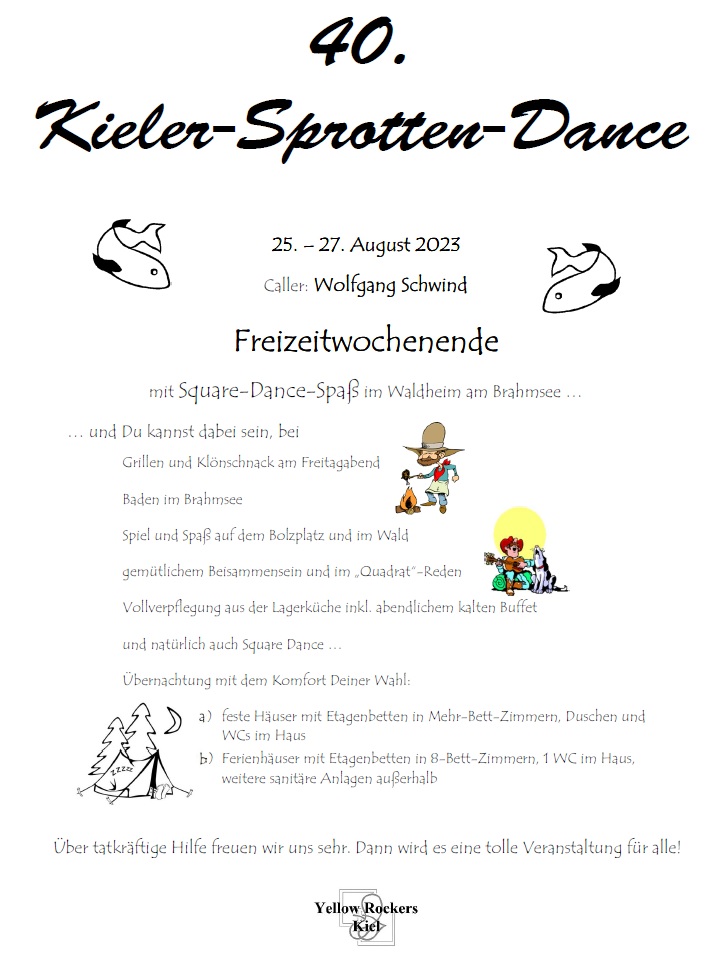 Flyer Kieler-Sprotten-Dance - Vorderseite